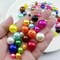 1000pcs Pearl Beads for Crafts 6mm Resin Pearl for Jewelry Making Round Bulk Pearls Beads with Hole for Sewing Crafts Decoration Necklaces Bracelets Earrings Making(Mixed Color)